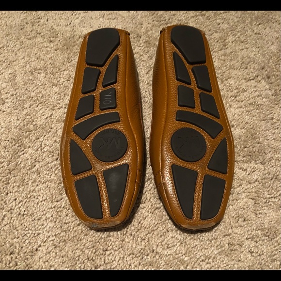 🤎 MICHAEL KORS Leather Moccasin Ballet Flat Slip-on Loafer (Sz 7.5) - Picture 7 of 8